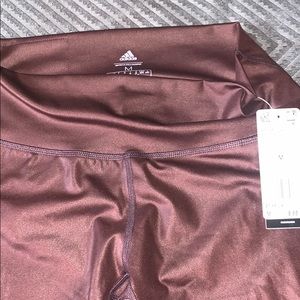 Burgundy leggings